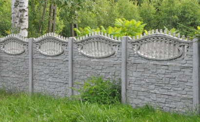 Ogrodzenie betonowe wzór 40, realizacja Łódź
